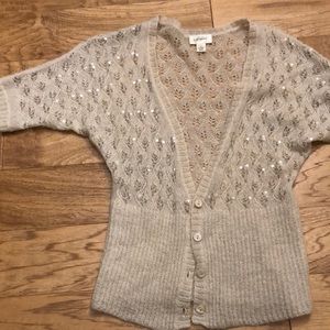 Loft sweater size small with sequins
